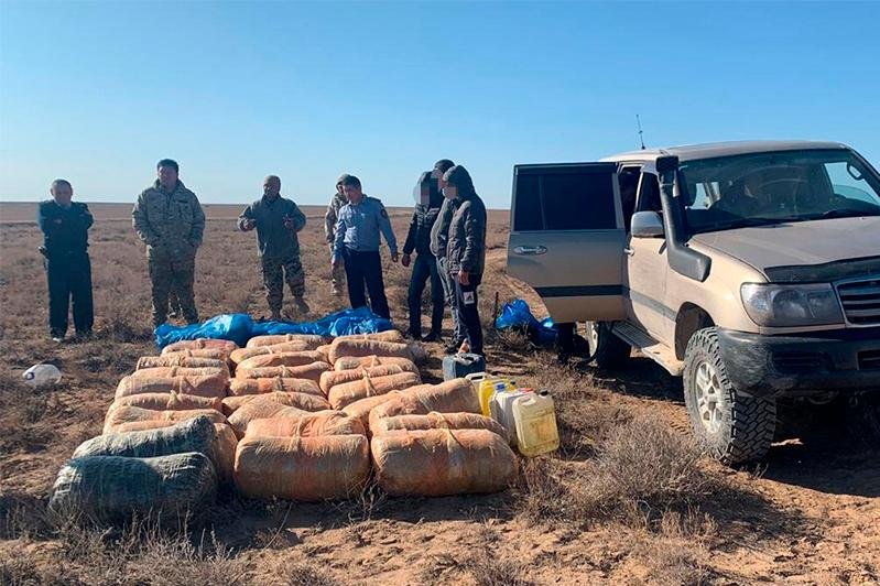 700 кг наркотиков пытались перевести через Туркестанскую область