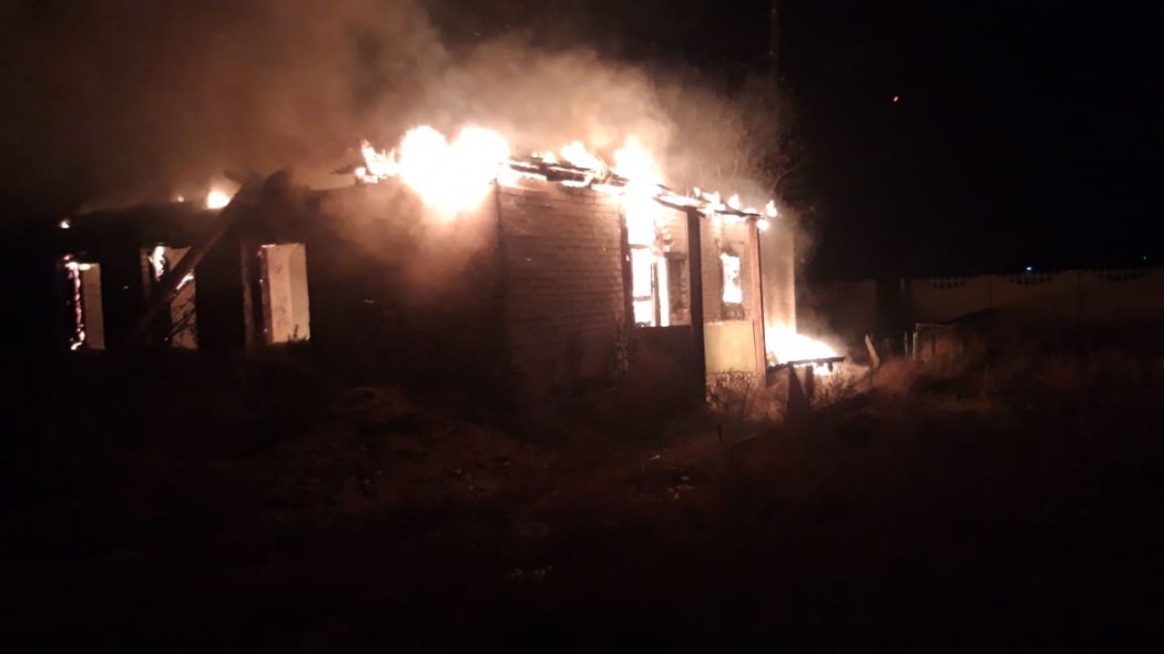 Женщина погибла в результате пожара в Павлодарской области