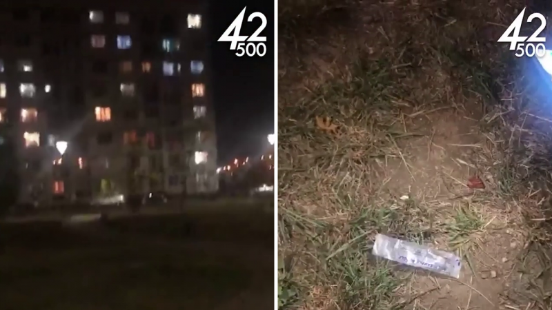 Жители обнаружили использованные шприцы на территории детской площадки в Алматы 