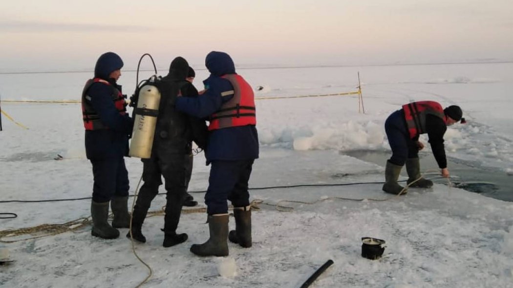 В Кызылординской области найдены тела 4 человек, провалившихся под лед на автомобиле