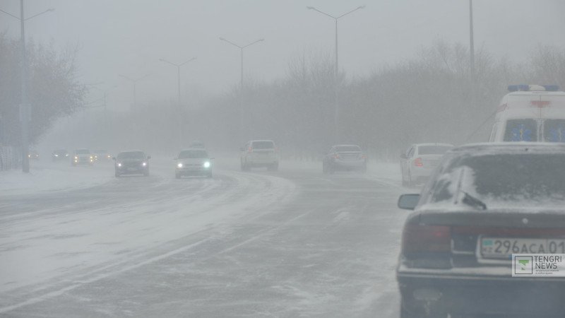 В Алматинской области закрыли дорогу из-за плохой погоды