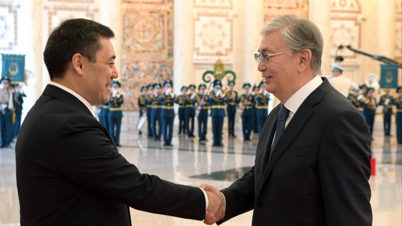Касым-Жомарт Токаев провел переговоры с Президентом Кыргызстана