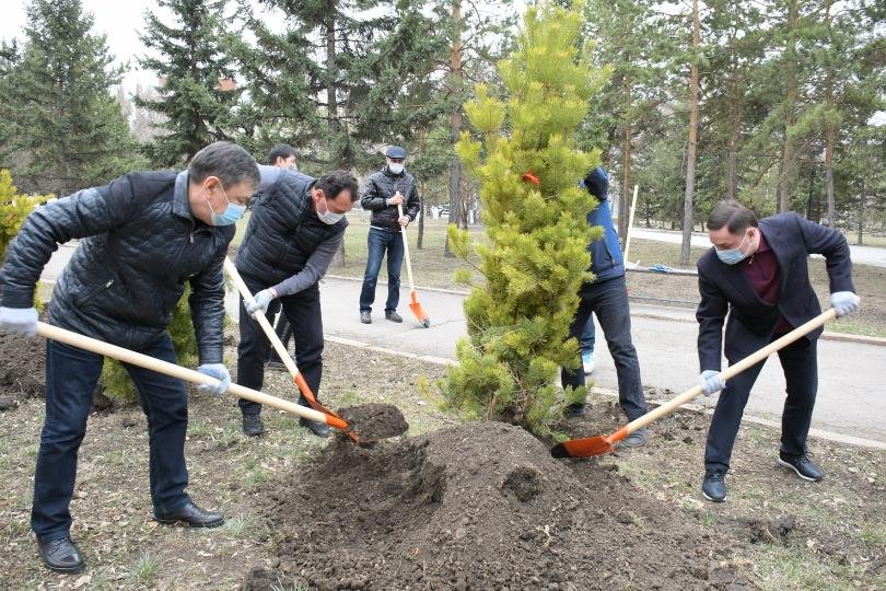 Акмолинцы принимают участие в акции «Бірге таза Қазақстан»
