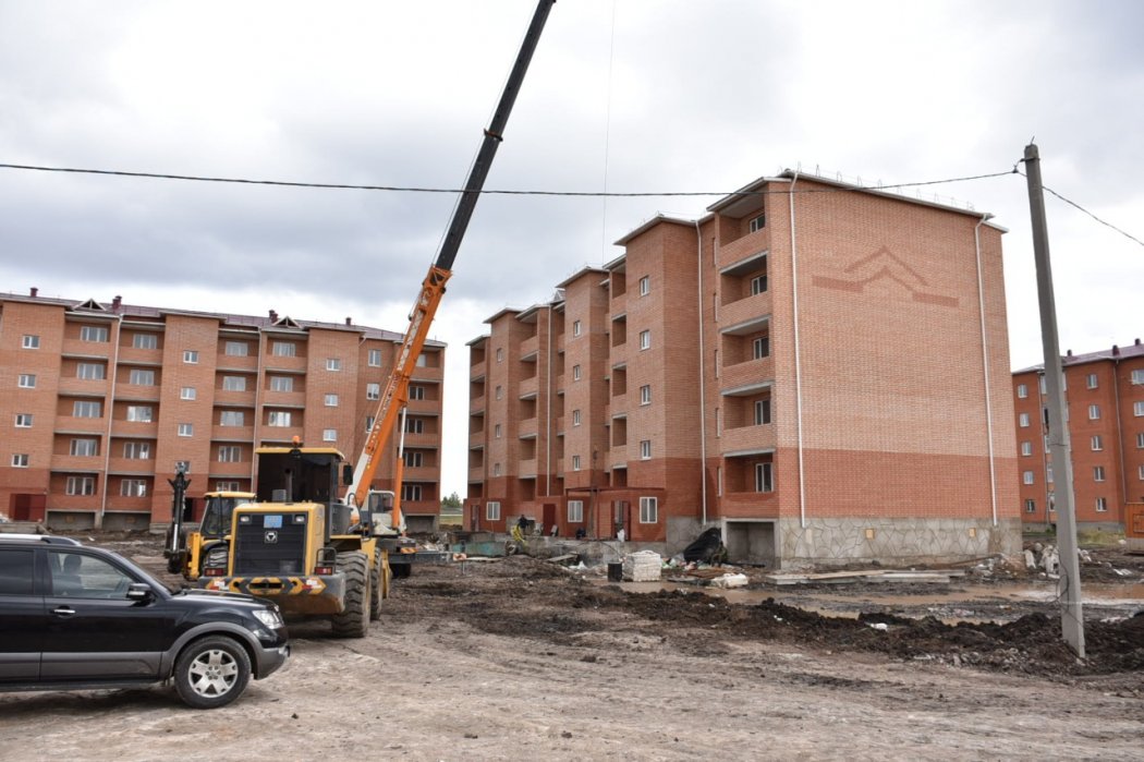 Объемы строительных работ возросли в Акмолинской области