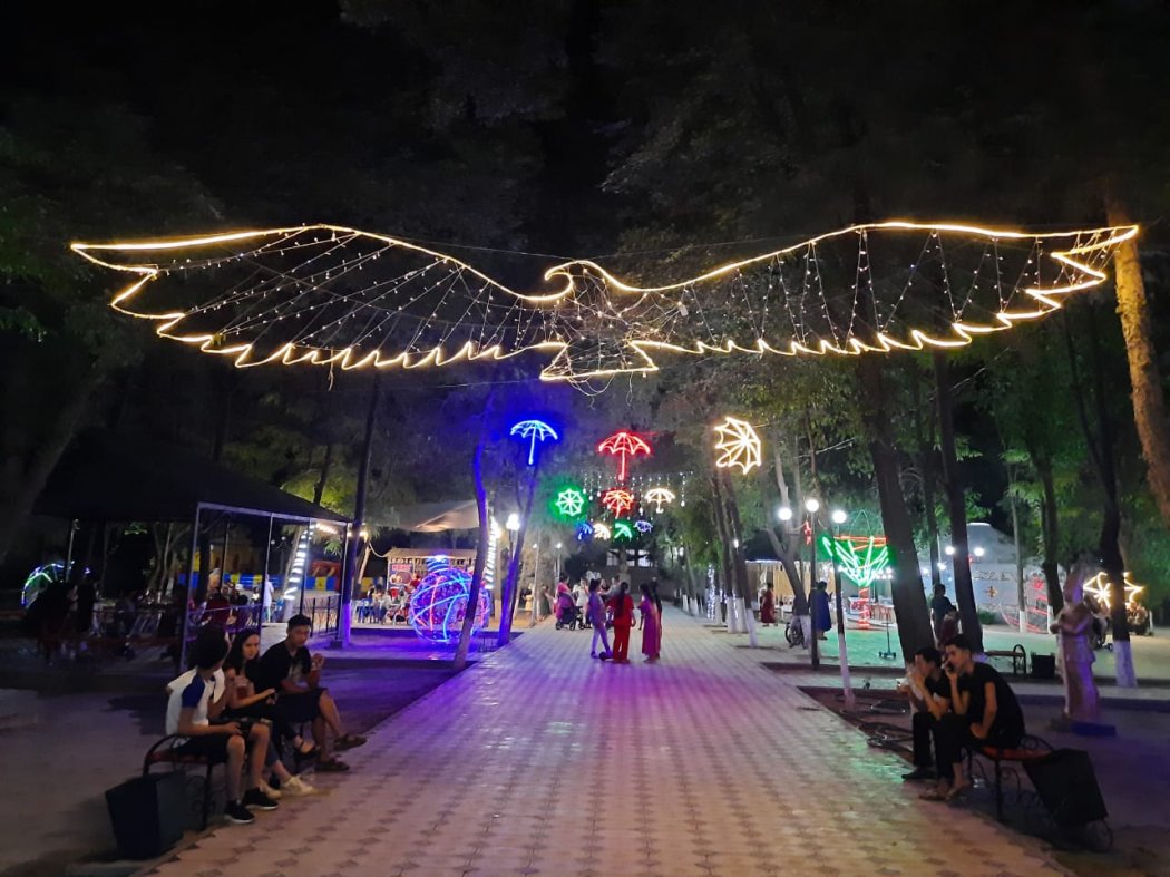 Туркестан: В Келесском районе обновили парк и открыли детскую площадку 
