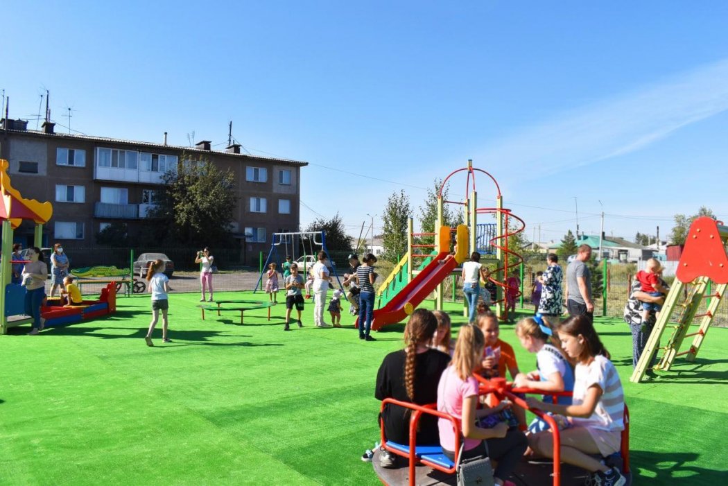 Новая спортивная площадка открылась в Шортандинском районе Акмолинской области 