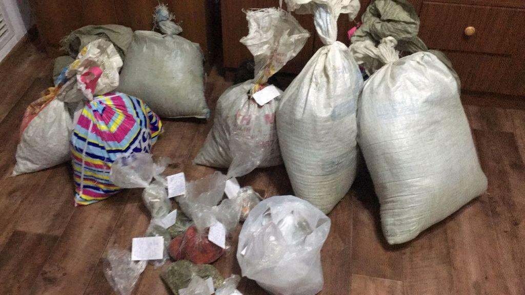 20 мешков c марихуаной изъяли у жителя Алматинской области
