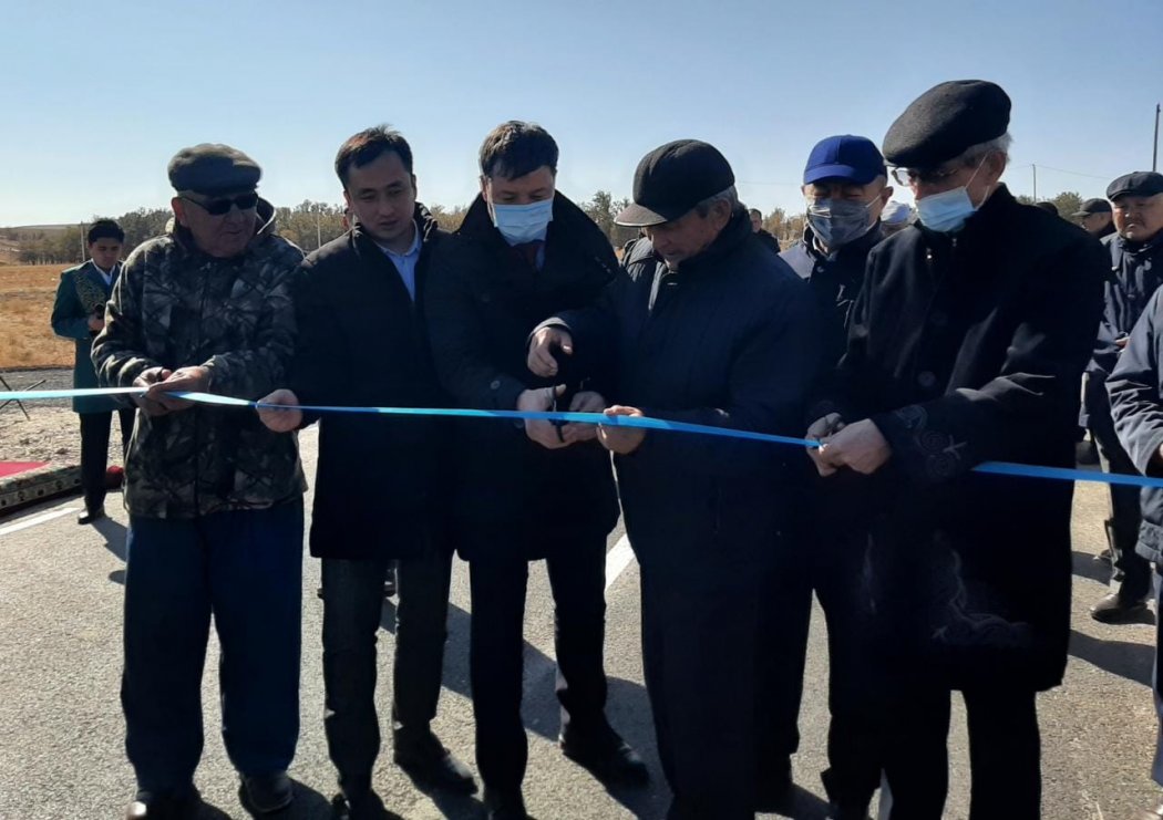 Введена в эксплуатацию дорога, соединяющая Туркестанскую и Жамбылскую области 