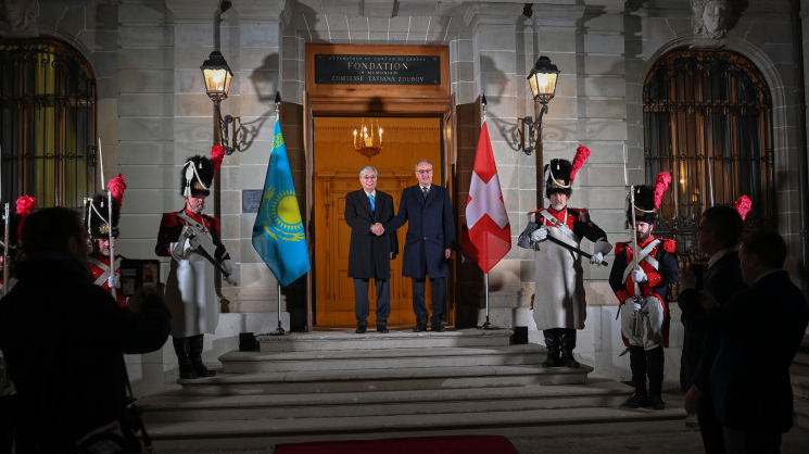 Касым-Жомарт Токаев провел переговоры с Президентом Швейцарии