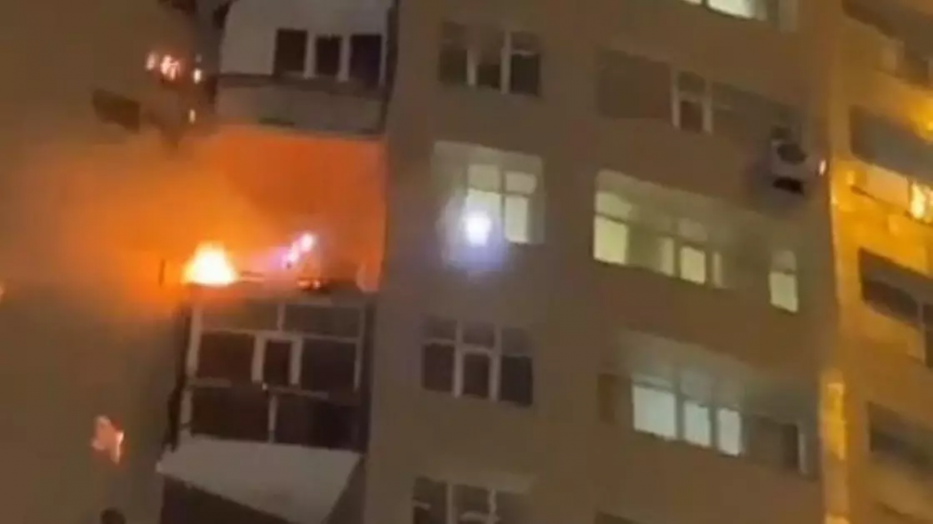 Восемь этажей высотки горели в Нур-Султане
