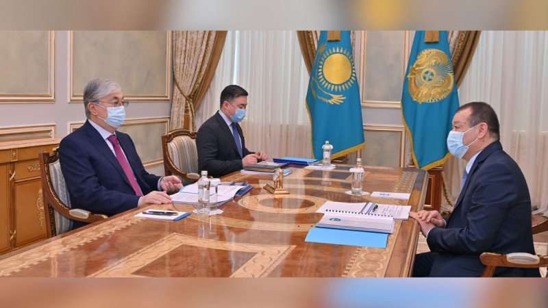 Президент Тоқаев индустрия және инфрақұрылымдық даму министрін қабылдады