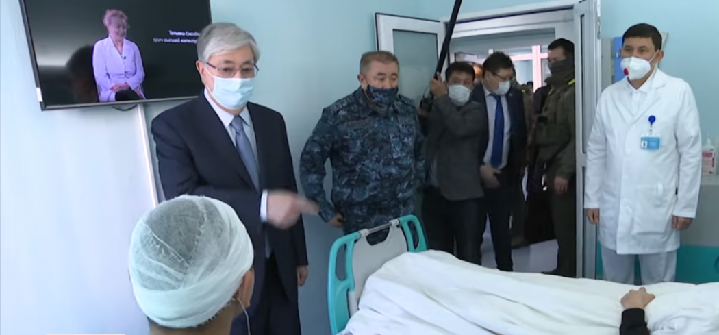 Алматы облысында дәрігерлер наразылыққа шықты