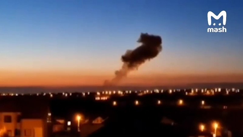 Куәгерлер Ресей-Украина шекарасындағы жарылыстардың видеосын жариялап жатыр