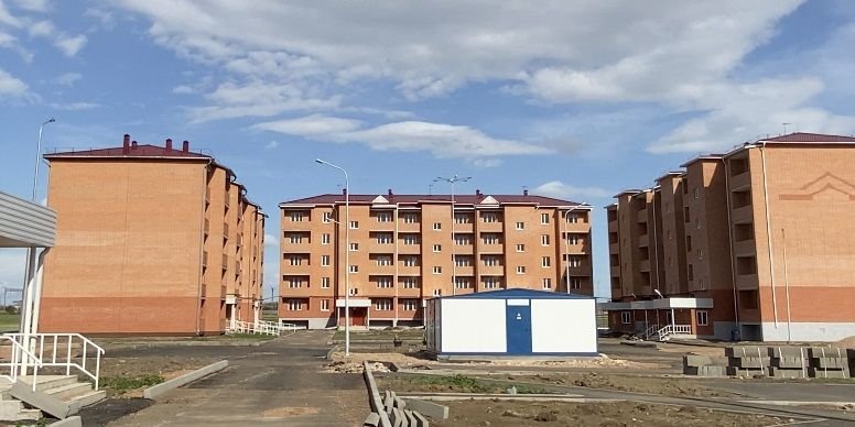 В Акмолинской области продолжается строительство домов для очередников 