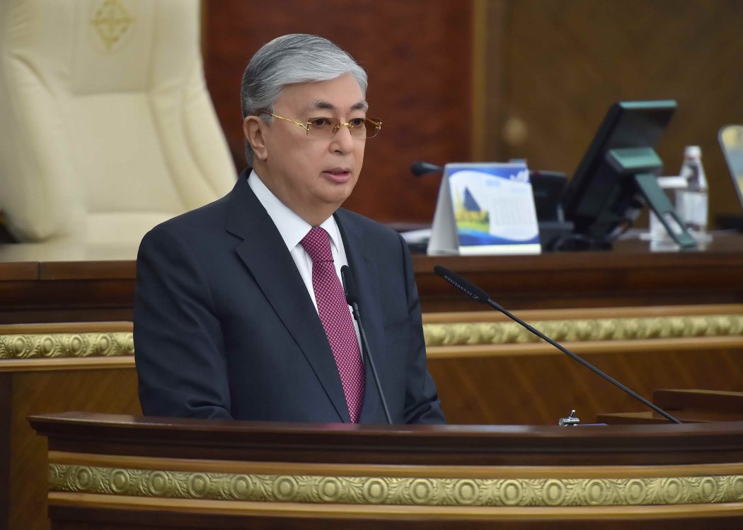 Президент выступает с Посланием народу Казахстана. Видеотрансляция