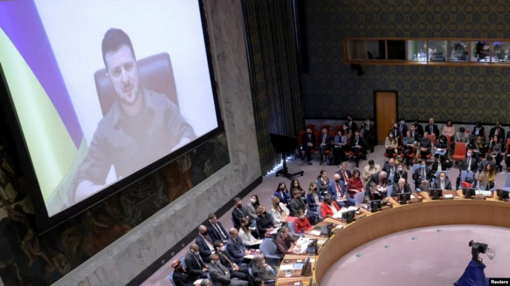 Зеленский призвал Совбез ООН привлечь Россию к ответственности