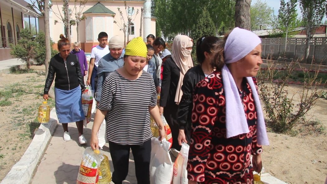 Рамазан айында кәсіпкер 1 мың отбасына азық-түлік үлестірді
